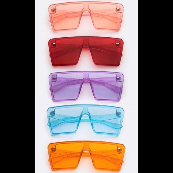Boutique Accessories - Iconic Color Shield Sunglasses